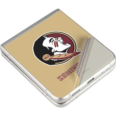 Florida State FSU Seminoles Logo Galaxy Z Flip3 5G Skin